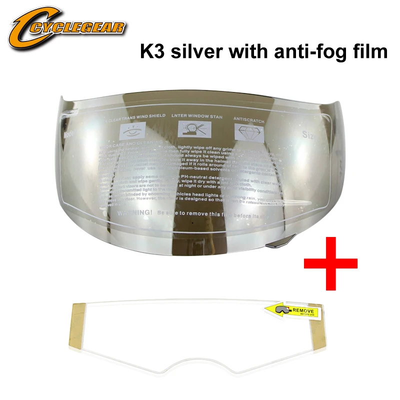 Мотоциклетный козырек casco k3 с противотуманной пленкой для шлема и аксессуары