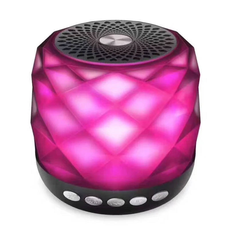 Mini Portable Wireless Speaker Bluetooth Stereo Sound LED Lamp Music Player Hands-Free TF USB For Mobile Phone | Электроника