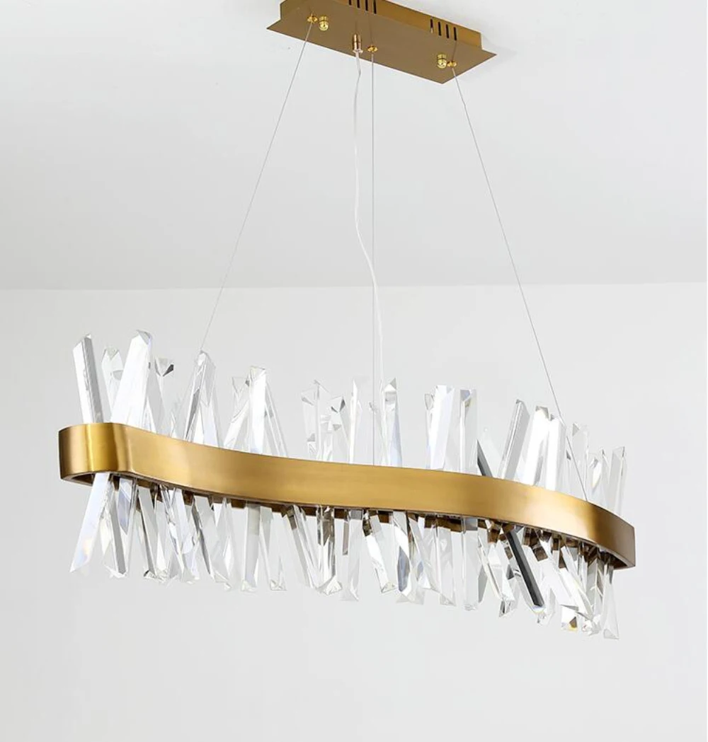 저렴한 북유럽 크리스탈 샹들리에, 직사각형 레스토랑 조명, 럭셔리 바 램프, 주방 램프, 럭셔리 샹들리에 저렴한 북유럽 크리스탈 샹들리에, 직사각형 레스토랑 조명, 럭셔리 바 램프, 주방 램프, 럭셔리 샹들리에