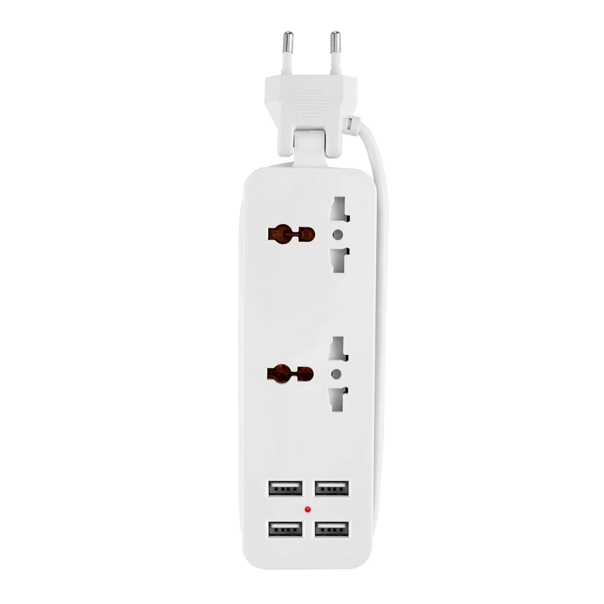 Универсальный сетевой фильтр с 2 розетками и 4 USB-портами 100-240 В | Обустройство дома