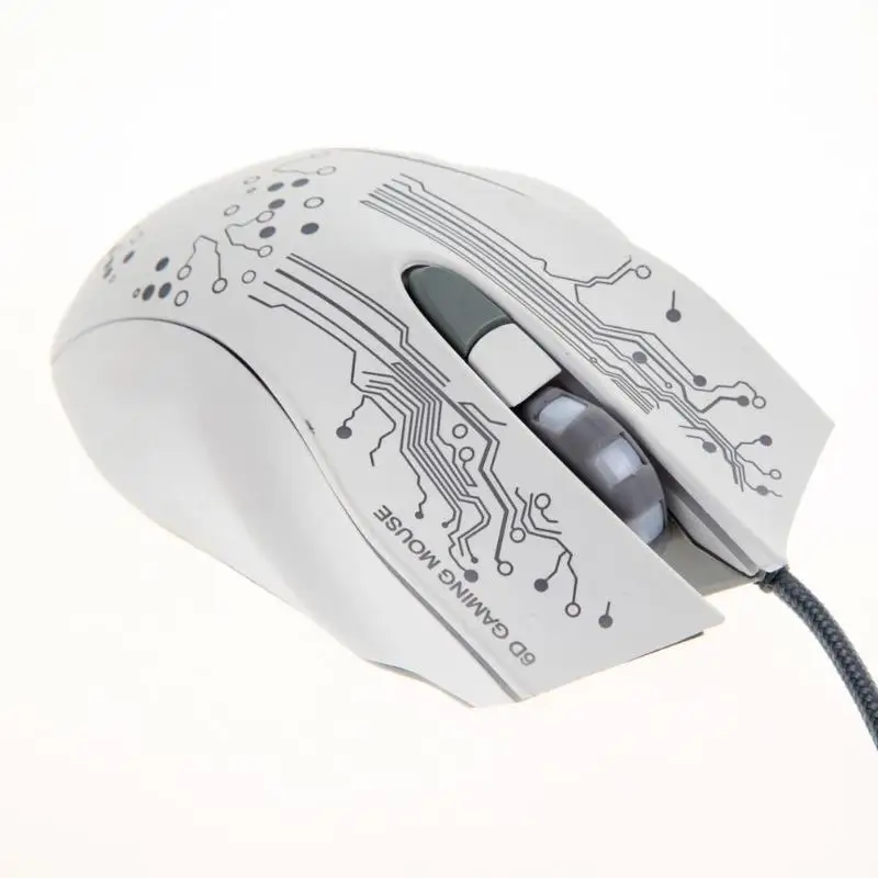 Wired Gaming Mouse 3200DPI LED Optical 6 Buttons USB Pro Gamer Computer Mice Laptop for Professional Players | Компьютеры и офис