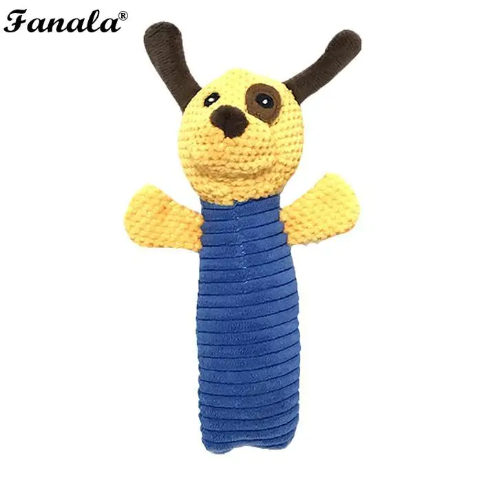 Funny Cartoon Pet Dog Chewing Toy Multicolor Animal Plush Sound Squeake Frog Shape Cow | Дом и сад