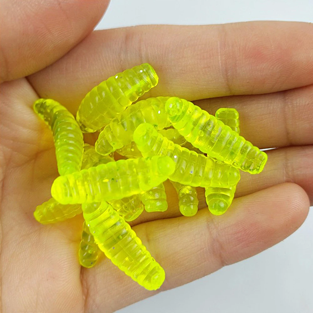 Osierr6 10 шт Мягкие пластиковые рыболовные приманки искусственные Maggots черви снасти