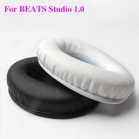 2pcspairs leather headphone foam for monster beats studio 1 0 headset ear pads buds sponge cushion earbud replacement covers