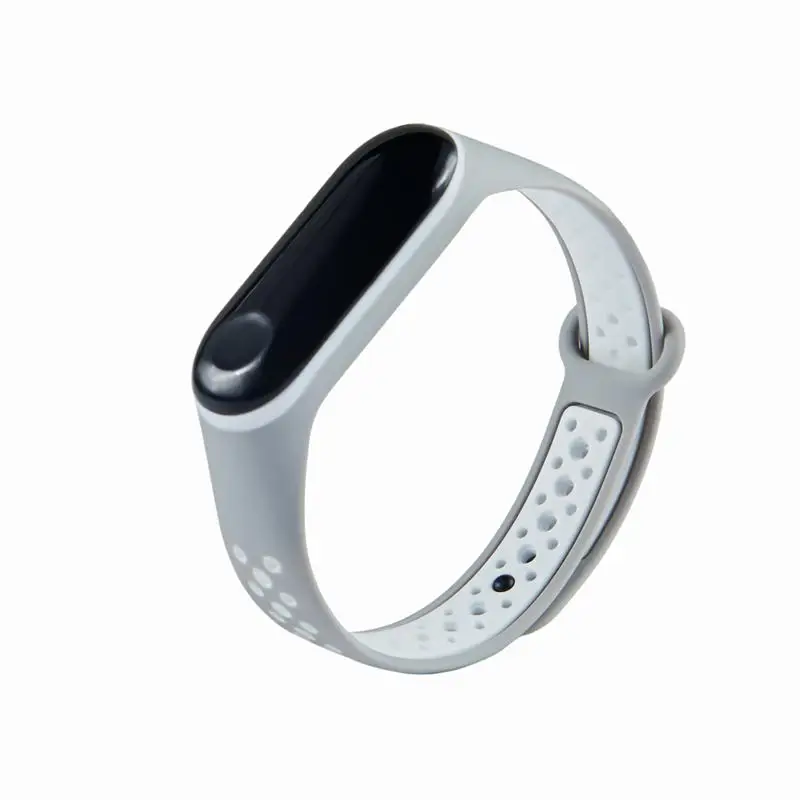 Водонепроницаемый силиконовый сменный ремешок для часов Xiaomi Mi Band 3 два