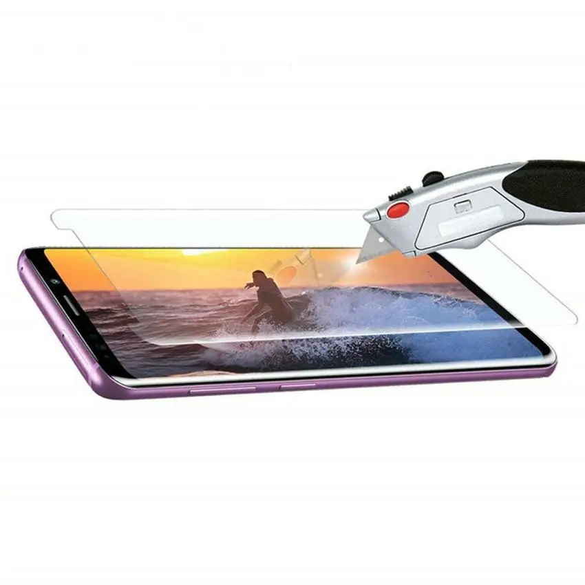 Новый Полный УФ клей жидкое Закаленное стекло протектор экрана для Samsung Galaxy S9 S8
