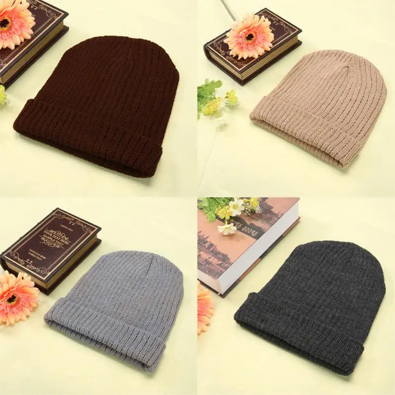 Мужская Slouch Slouchy Beanie вязаная зимняя шапка с черепом для сноуборда шапки