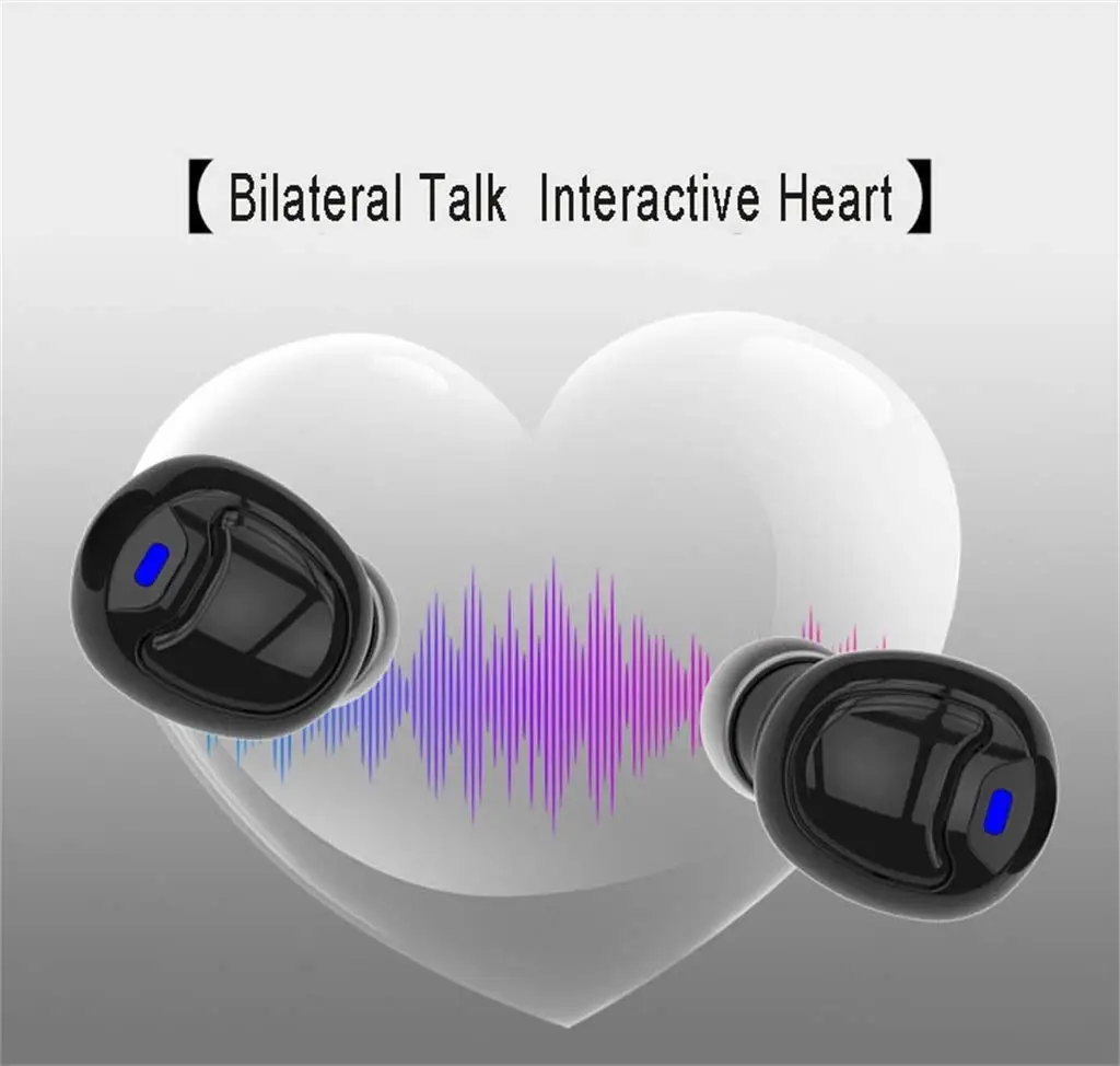 Мини bluetooth гарнитура 5 0 наушники вкладыши беспроводные стерео Tws спортивные
