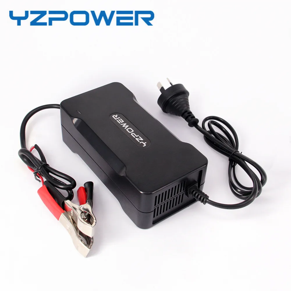 YZPOWER 58V свинцово-Кислотное зарядное устройство для 48V 5-9Ah 2A 2.5A 3A свинцово-кислотная