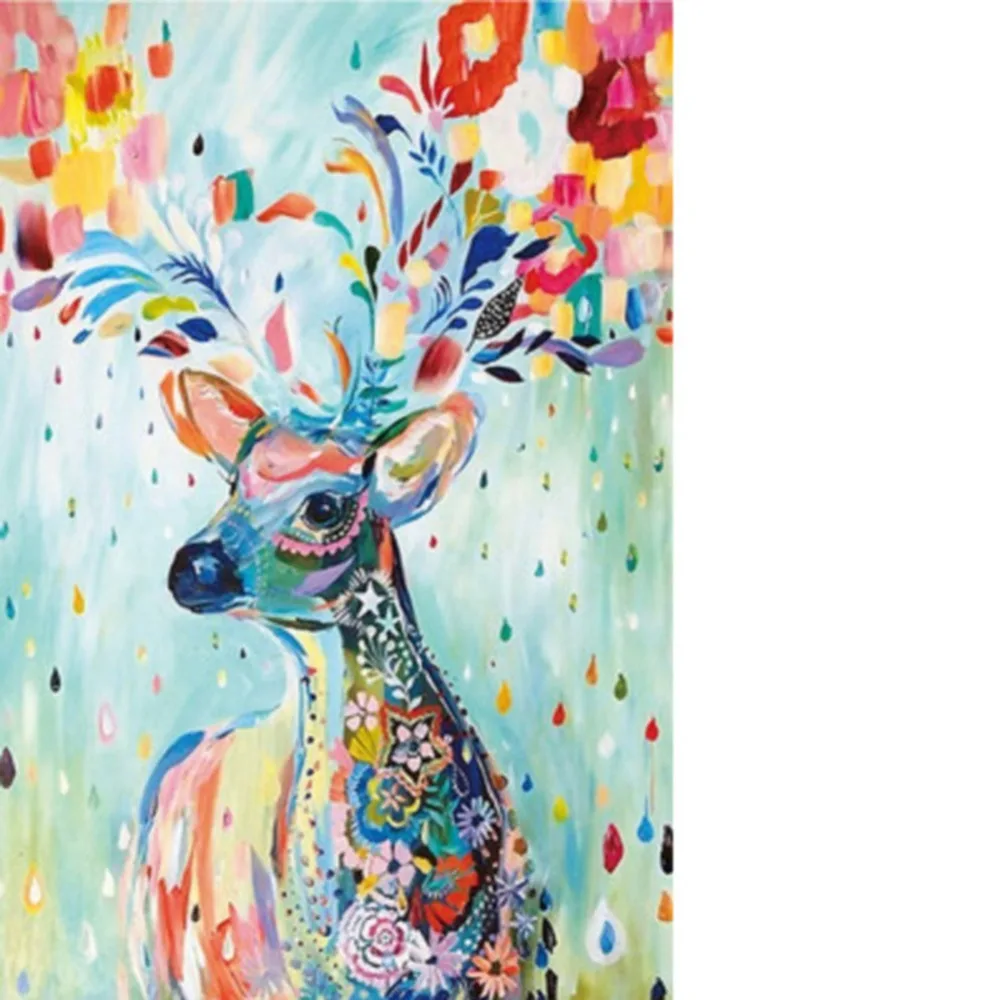 Color deer 1000 units landscape adult puzzles kinds of styles the city 3D thick paper puzzle toys new year best gift | Игрушки и хобби