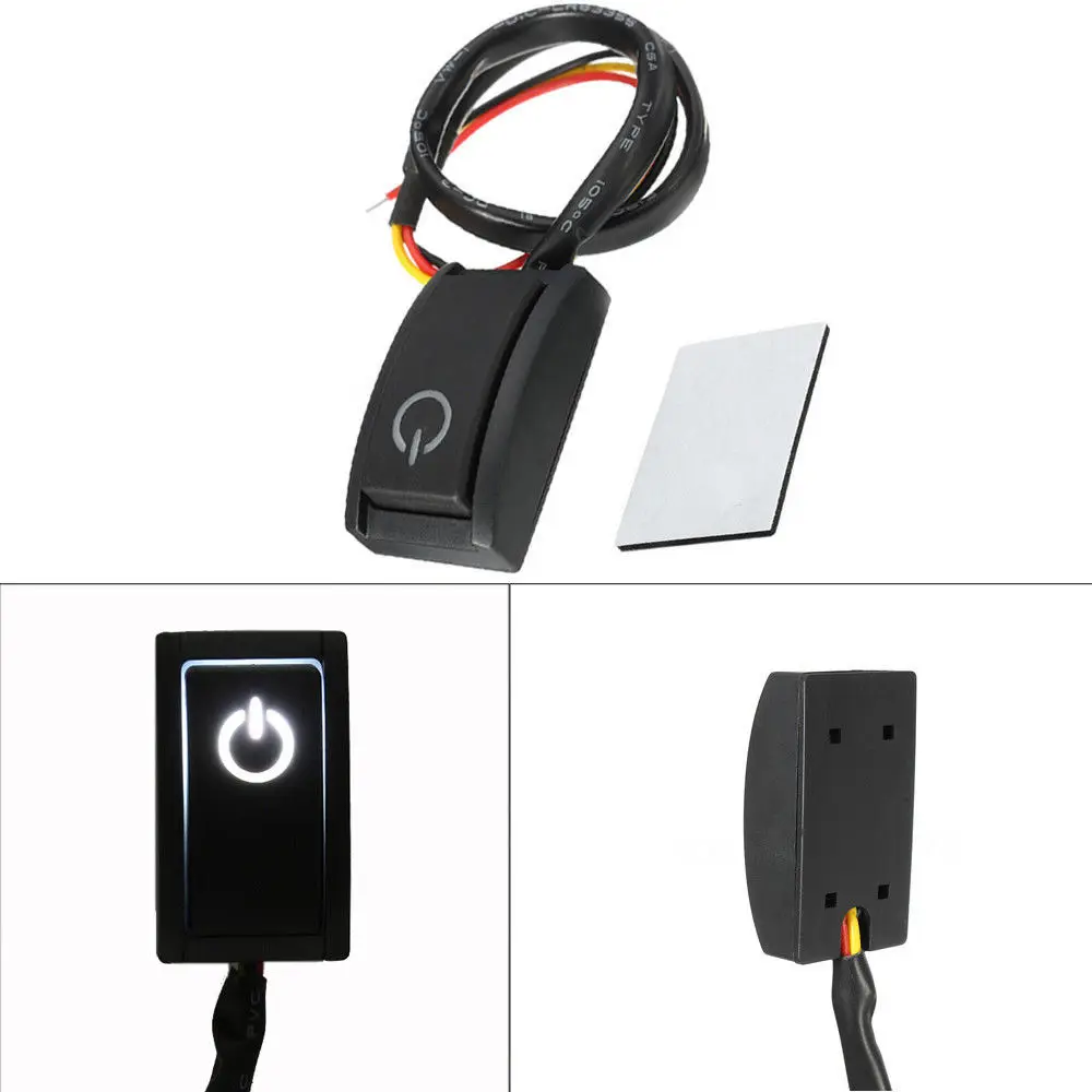 12VCar Push Button Latching Turn ON OFF Switch LED Light TRUCK AUTO BOAT Durable