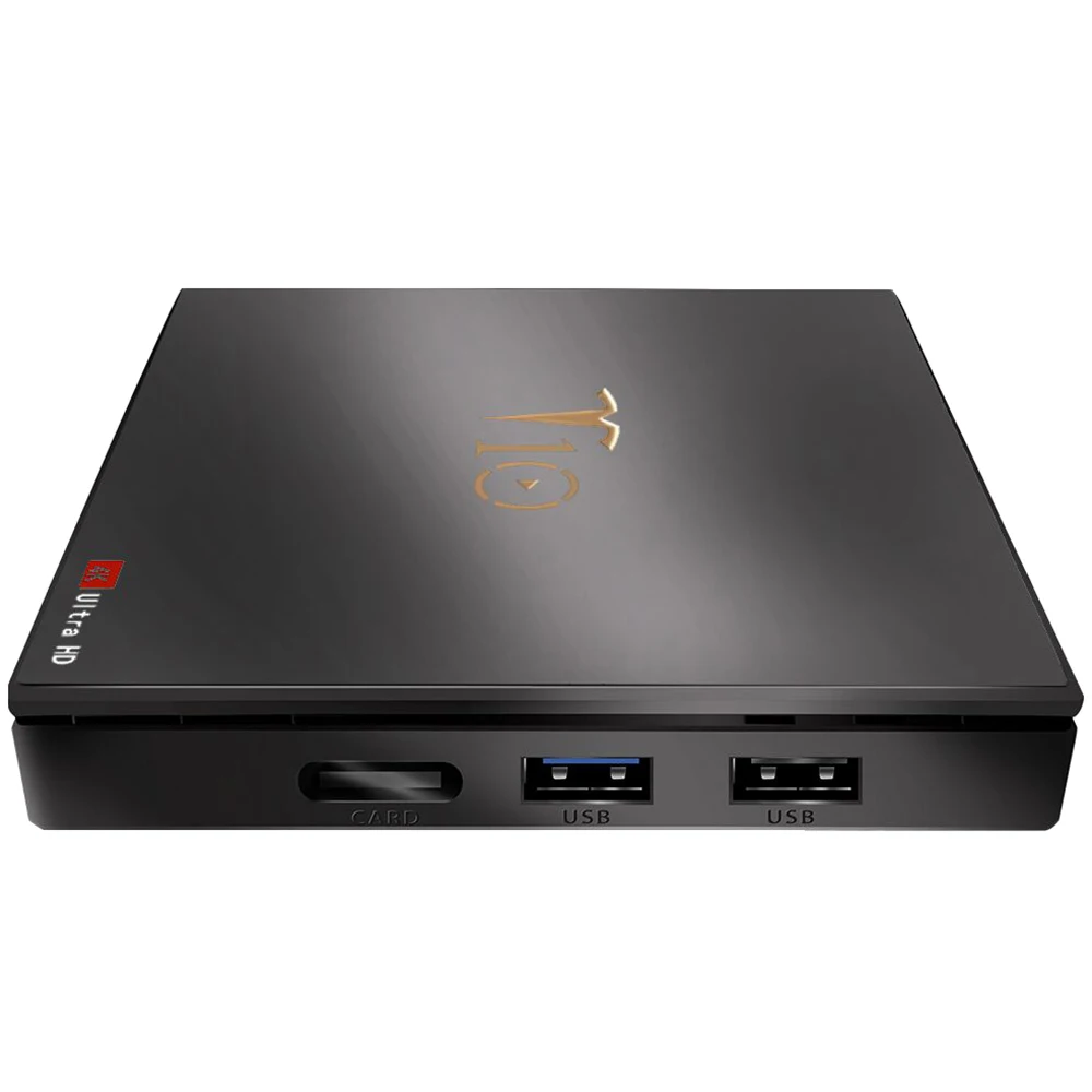 T10 Pro Smart ТВ Box Amlogic S905X2 2 4G 5G Wi Fi BT4.1 Android 8 1 4 Гб оперативной памяти 32 встроенной 64 ГБ