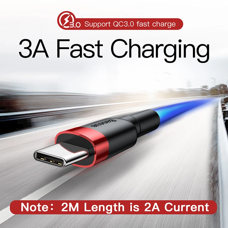USB Type C Charger Cable for Samsung Note 9 8 S9 Plus 3A Quick Charge QC3.0 For Huawei Xiaomi USB-C Type-C Charging Data | Мобильные