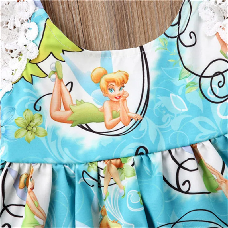 2019 New Kids Baby Girls Lace Cartoon Party Pageant Tutu Princess Dress Sundress Clothes Newborn Girl Cotton | Детская одежда и