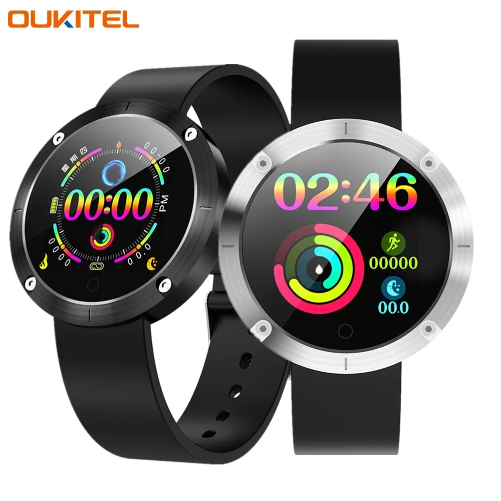 OUKITEL W5 смарт браслет 1 22 дюймов Сенсорный экран 64KB Оперативная память 512KB
