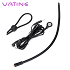 VATINE медицинский силикон мочеиспускательная мышца катетер звучание электро стимулировать секс игрушки для Для мужчин расширитель члена