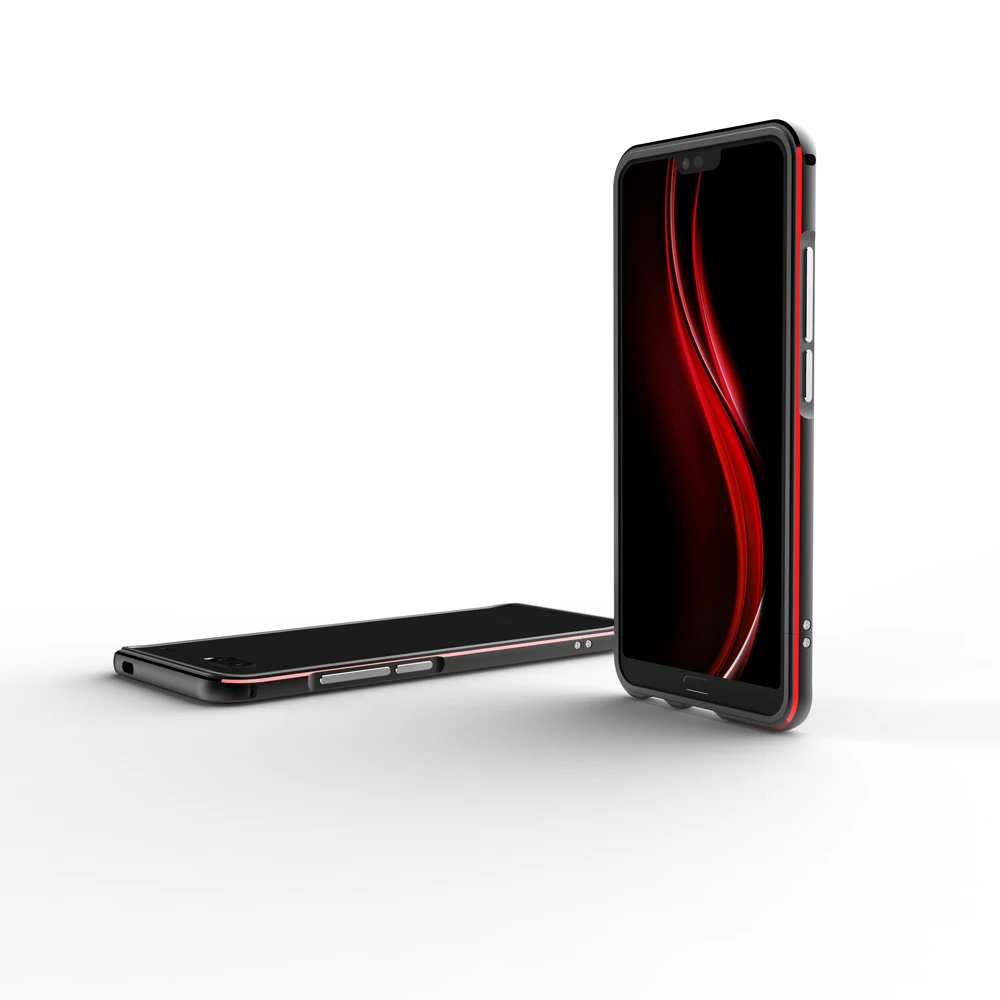 Huawei Honor 10 Бампер Ультра Тонкий блестящий металлический алюминиевый каркас чехол
