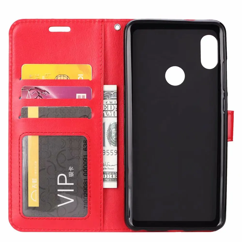 10pcs/lot free shipping Crazy Horse Wallet Leather Case for Huawei Y6 2019 honor 8A Enjoy 9 Y7 With Photo Frame Card Slots | Мобильные