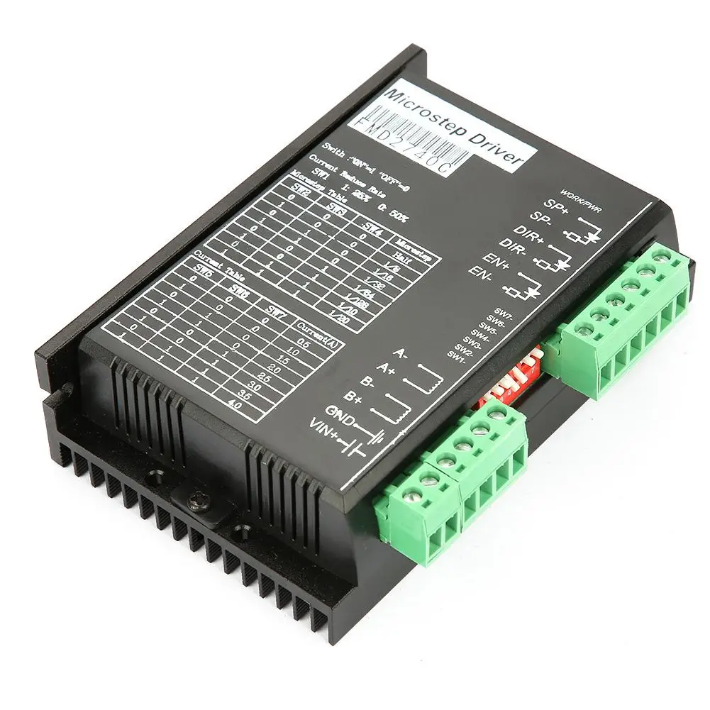 Высокое качество FMD2740C CNC 2 фазный шаговый двигатель драйвер 50VDC 4A 128 Microstep|Драйвер