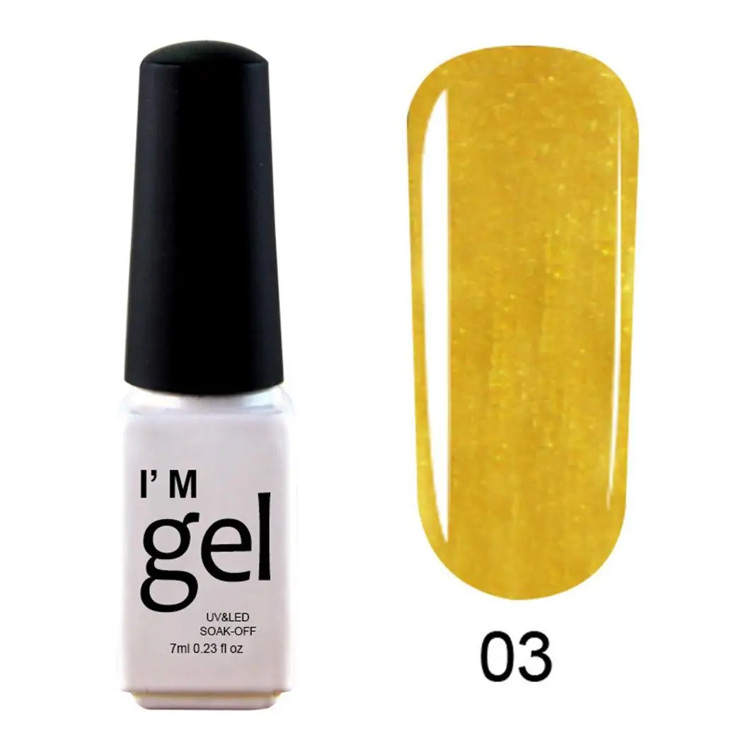 New Women Fashion Nail Art Manicure 7cm/2.8inch 6ml Decoration 24 Colors Glitter Polish | Красота и здоровье