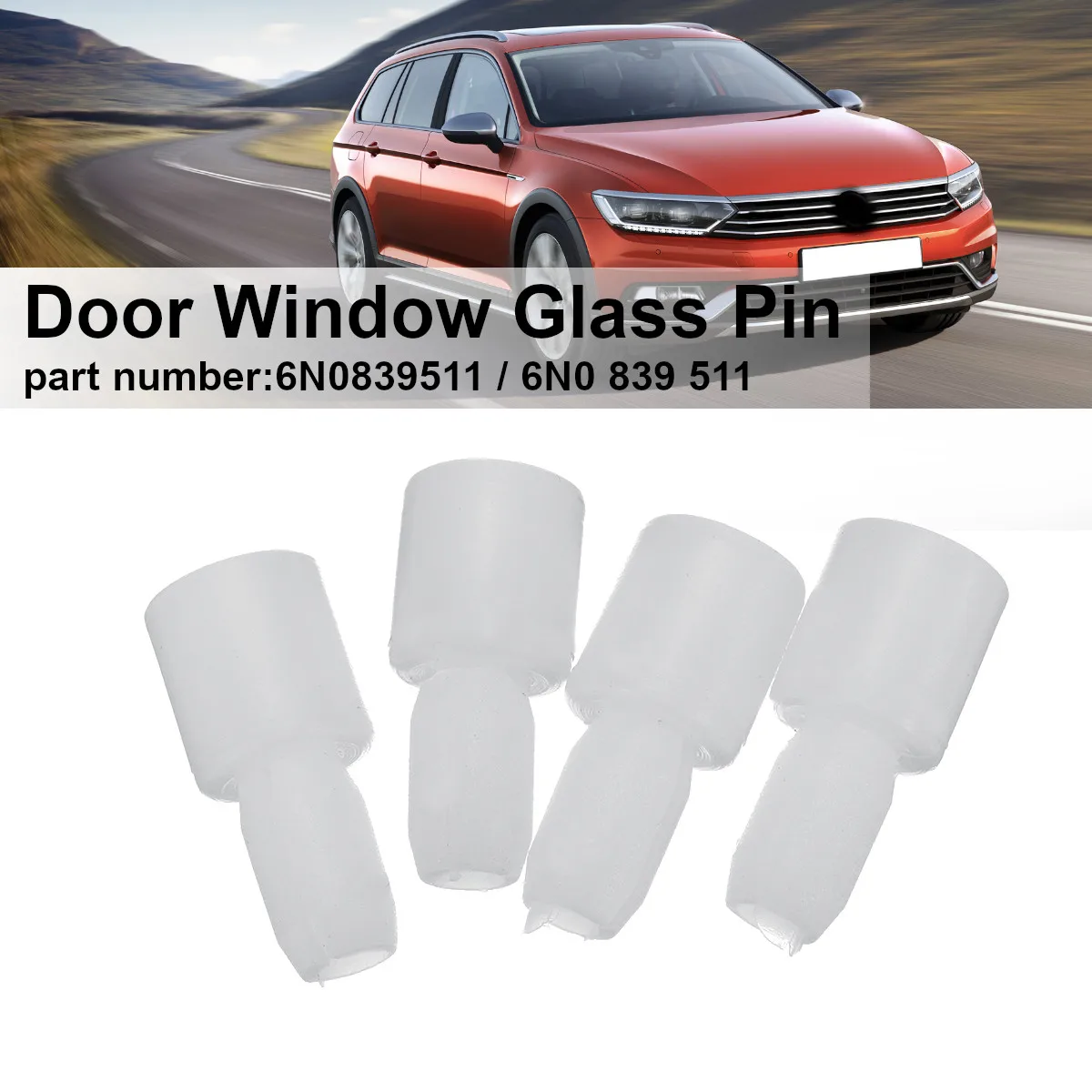 4 шт. штифты для VW Passat B5 B7 Jetta 5 MK6 Bora Golf MK5 Tiguan Superb Seat Ibiza Leon A4 6N0839511 | Автомобили и