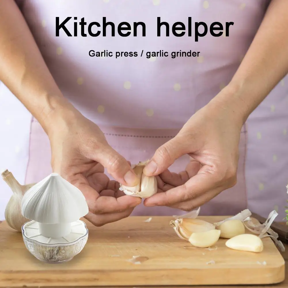 Пластик + нержавеющая сталь прессы для чеснока ручная давилка измельчение