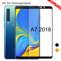 1 2pcspack for samsung galaxy a7 2018 a750 sm a750f protective glass on the samsun glaxy a 7 2018 a72018 cover film a72018 glas