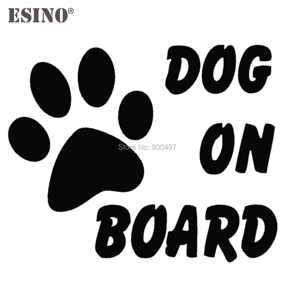 

10 x Car Styling New Fashion Style Decoration Car Accessory Paw Dog On Board Creative Reflective Stickers Car Whole Body Decal