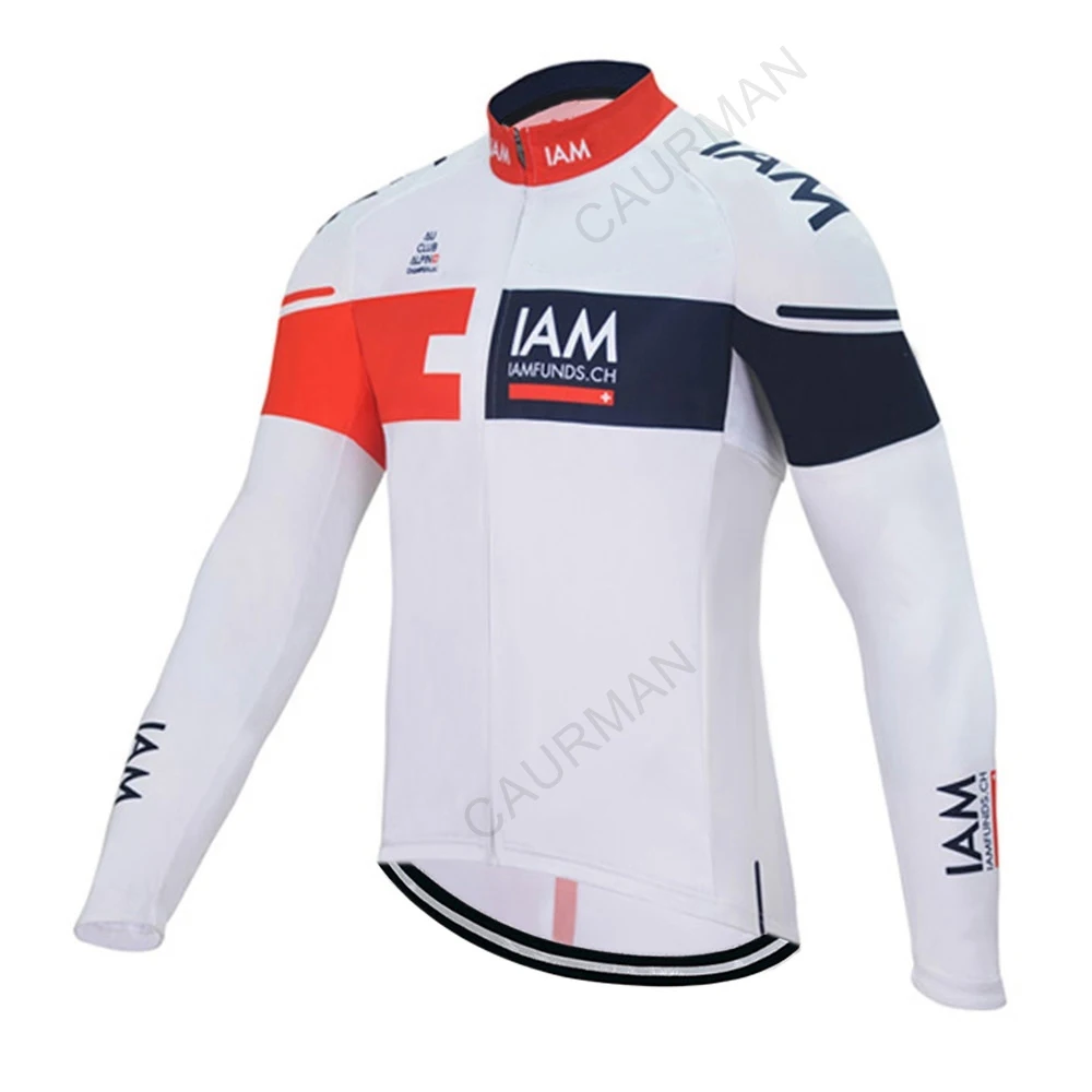 2016 Pro Team Велоспорт Джерси с длинными рукавами мужские быстросохнущие тонкие