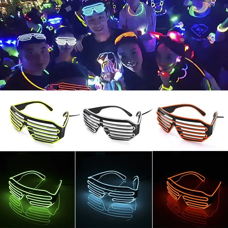 Светодиодный светильник для очков светящиеся оттенки в темноте новинка