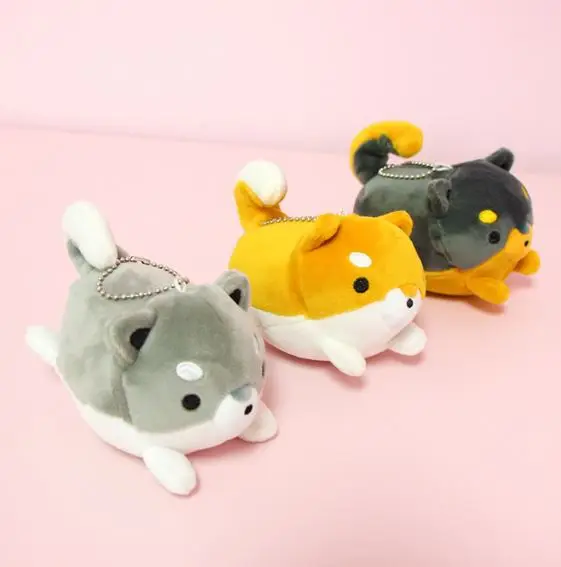 1 шт. Новое поступление Мультяшные животные собака плюшевая подвеска сумка Шиба