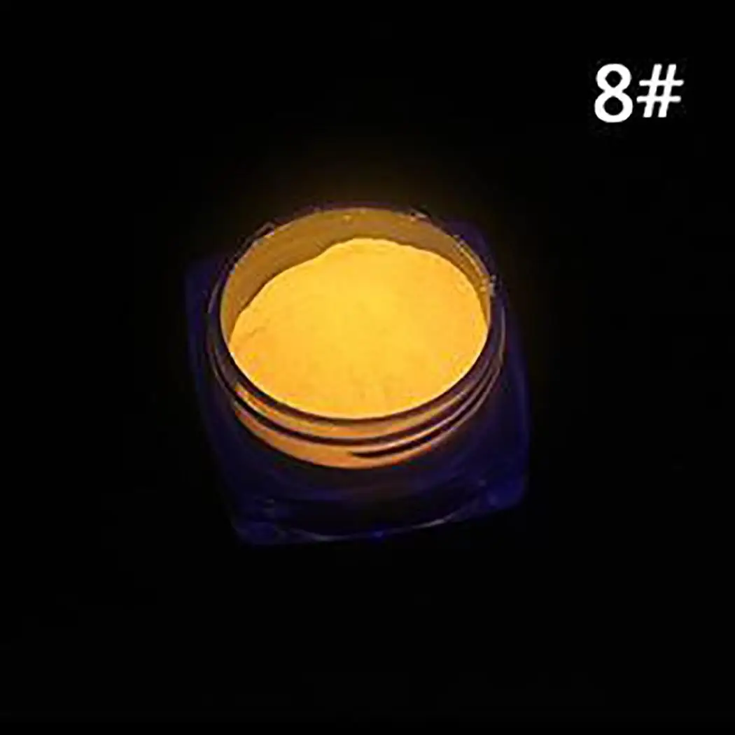 Тип светящегося искусства нормальная Мода ногтей Новый женский 3D порошок