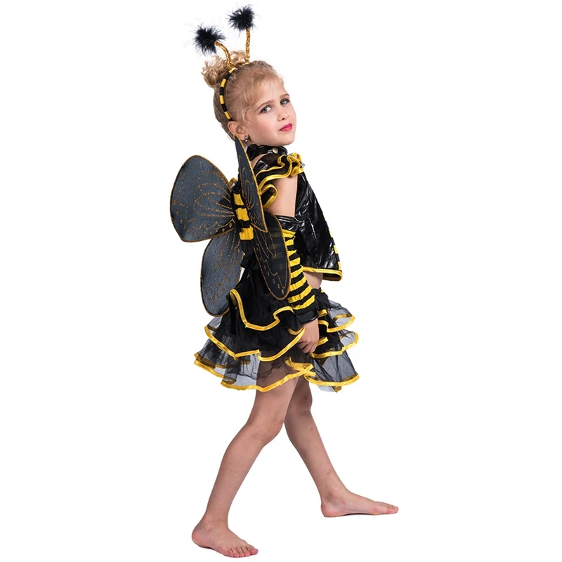 Little Girls Halloween Punky Bee Costume Set | Тематическая одежда и униформа