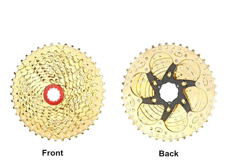 Скоростной Золотой Кассетный велосипед Freewheel 11 42T велосипедная Шестерня маховик