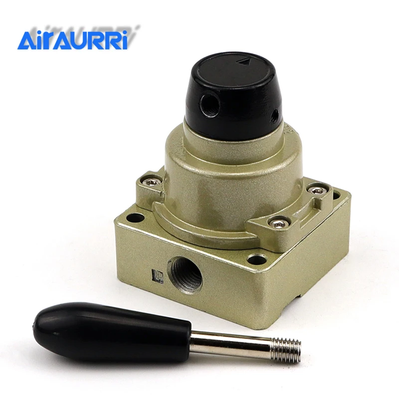 HV 200D RC1/4 пневматический переключатель трехходовой ручной поворотный клапан с