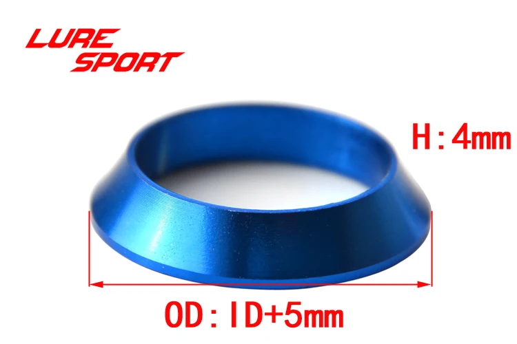 LURESPORT 12 шт. фиолетовое Золотое и синее алюминиевое кольцо удочка ремонтная штанга