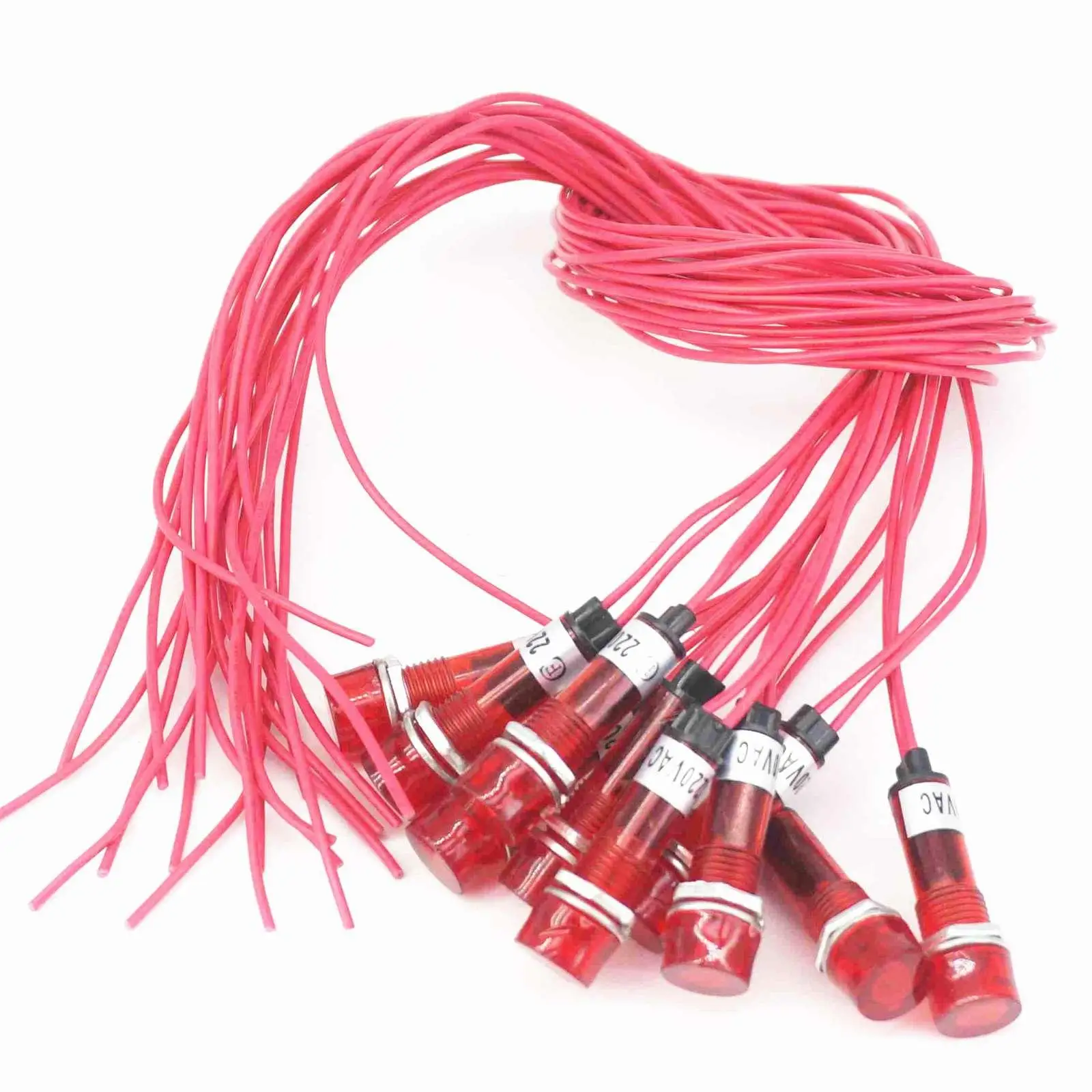 220V Red Indicator Lamp Signal Switch Light Special M10 For Water Tank Heater Food Grade |