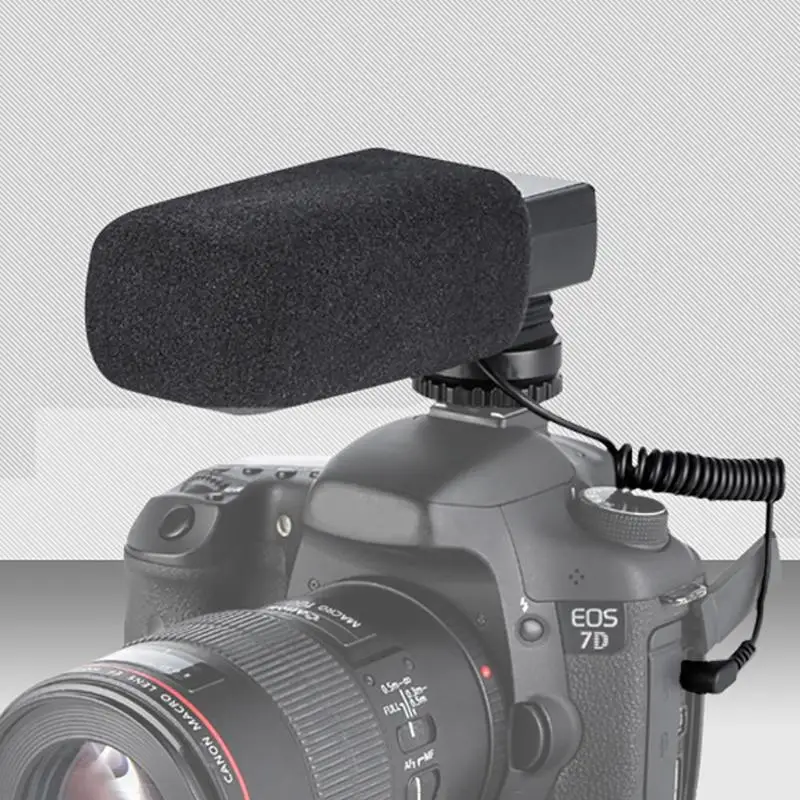 MIC 02 внешний стерео микрофон для камеры Nikon D7500 D7200 D5600 D5500|Микрофоны| |