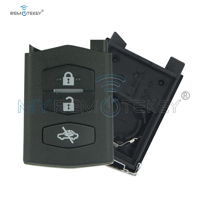 Remtekey пульт дистанционного управления для mazda car remote Flip key shell Замена 3 кнопки 2003 2004