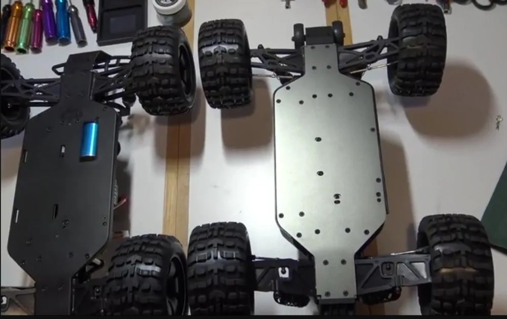 Zd Racing 10427 Zmt 10 1:10 большой ногой Rc грузовик металлический шасси низкий