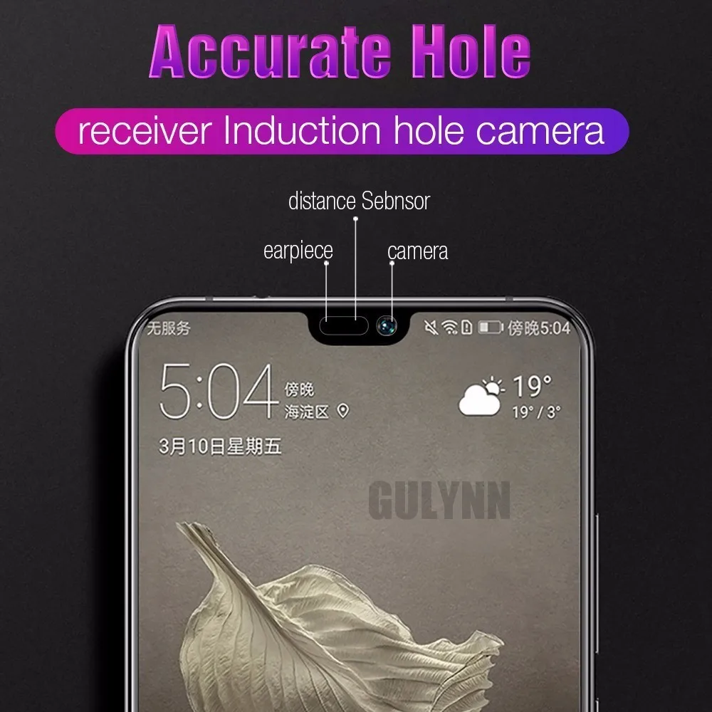 5D закаленное стекло для Huawei Honor 7X 8X 9 30 10 Lite полное покрытие Защита экрана Mate 20 10X40 9H