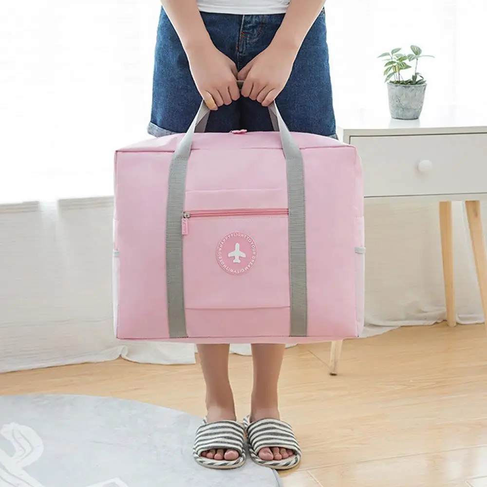 

GNWXY High Quality Foldable Luggage Bags For Men and Women Waterproof Thick Oxford Cloth Large Capacity Fashion Travel Bag