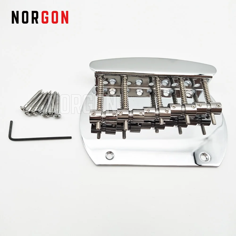 Norgon 4-String/5-String электрический бас гитара мост джаз хром части и аксессуары седло
