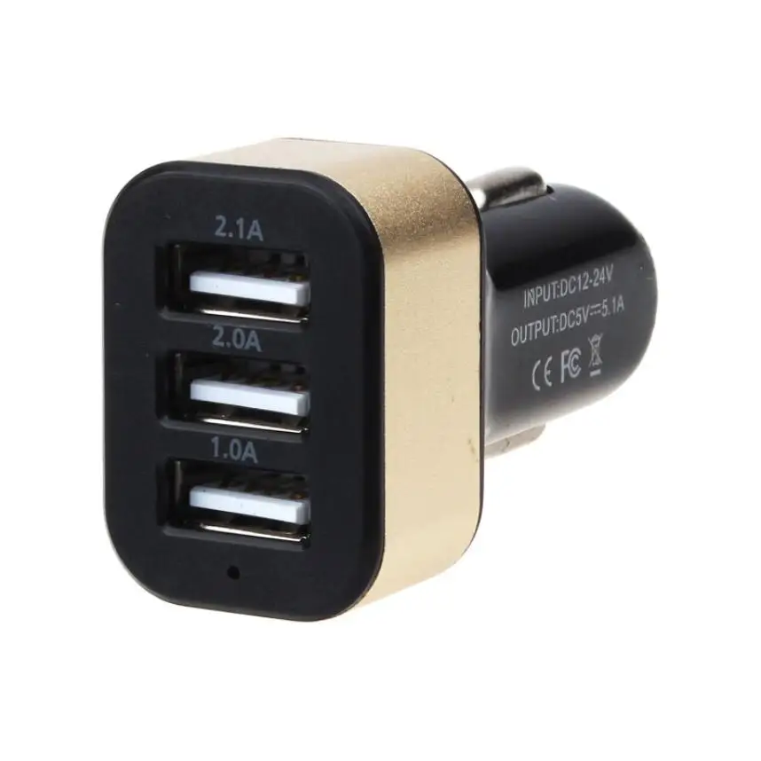3 портовый USB зарядное устройство адаптер 1 мини автомобиль грузовик аксессуары