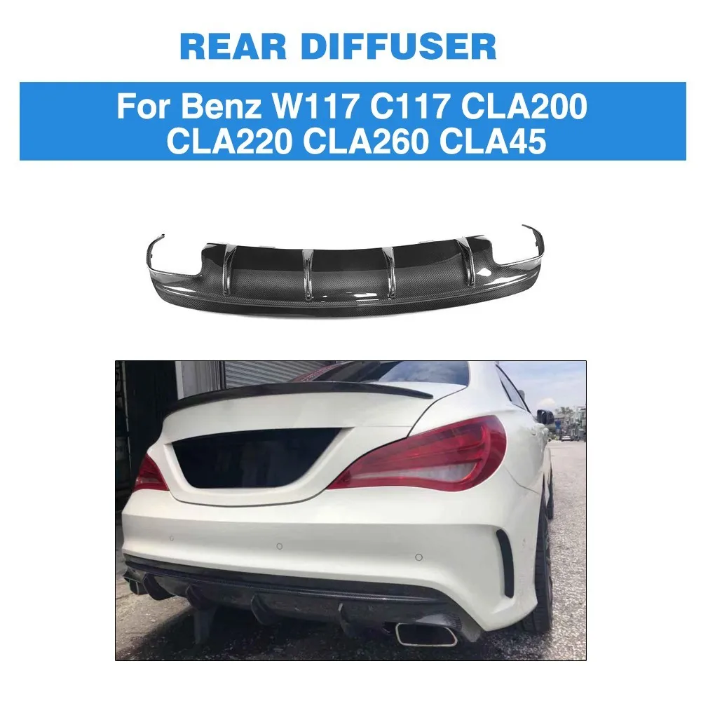 Диффузор для заднего бампера Mercedes-Benz CLA W117 Sport CLA200 CLA250 CLA45 бампер спойлер фартук