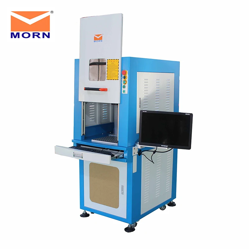 MORN не требующая обслуживания Закрытая лазерная маркировочная машина CNC 110 мм 150 200