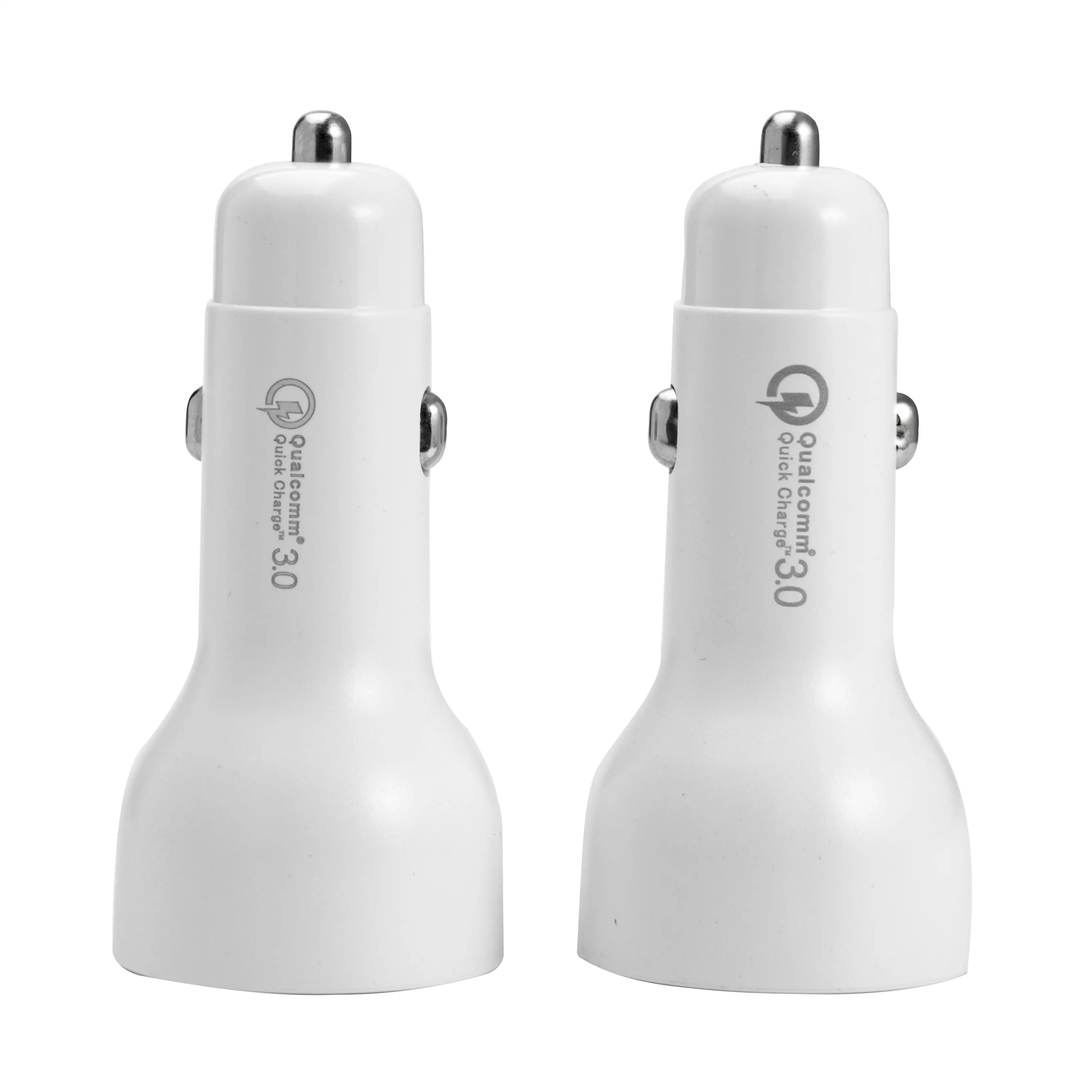 Переходник USB Quick Charge 3 0 для зарядки в машине мобильных телефонов 3C стильный
