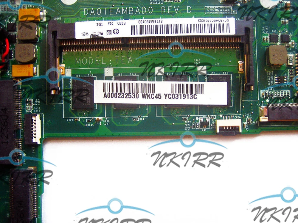Материнская плата DA0TEAMBAD0 A000231380 A000232530 I5 3317U 1 7 ГГц DDR3 31TEAMB0040 для toshiba Satellite U800W U845W