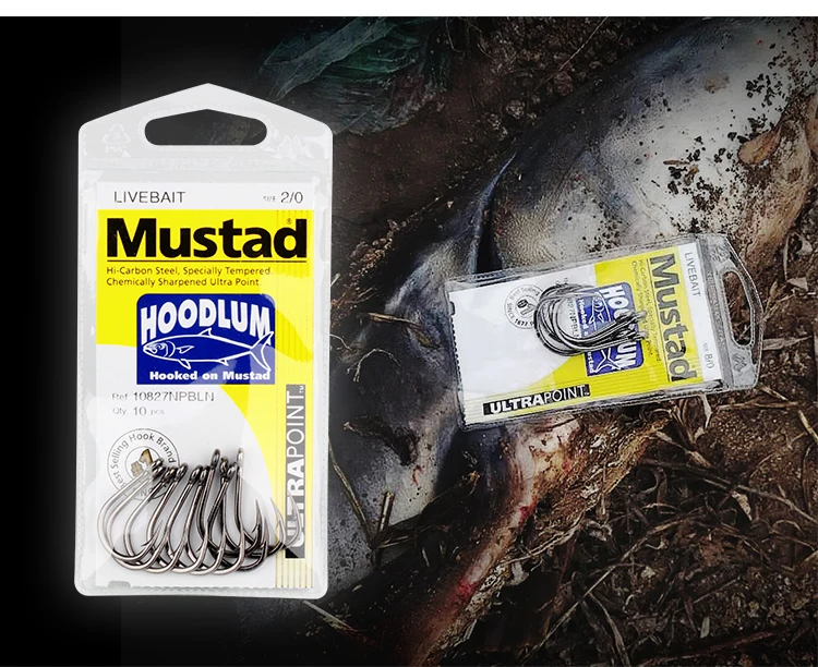 1 упаковка # 12/0 Mustad глубоководная рыбалка 10827NP 4X прочные крючки живая приманка из
