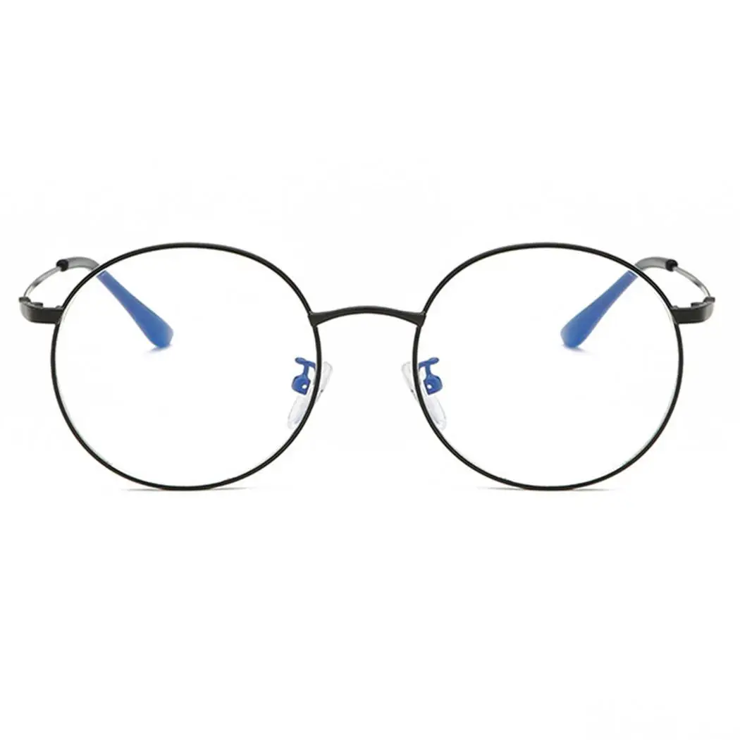 Новинка унисекс Ретро стиль Стиль круглые металлические 90% модные 148 мм синий UV400